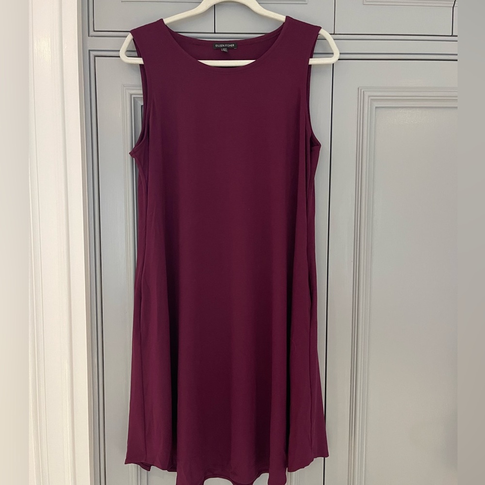 Burgundy Eileen Fisher Dress